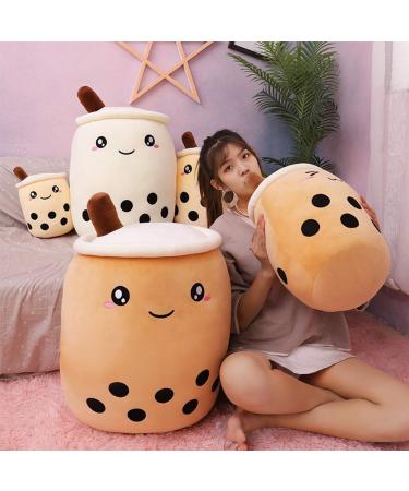 AMOZO Cute Cartoon Boba Milk Tea Plush Doll - Giant Bubble Tea Stuffed Pillow Toy (Coffee 70cm) - Buy Online on SooperMarket.com