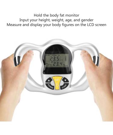 Portable Body Fat Measuring Device - Digital BMI Tester with LCD Screen for Men & Women | Home Health Monitor & Analyzer - Buy Online on SooperMarket.com