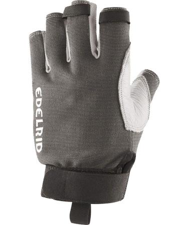 EDELRID Work Glove Open II - Small Titan | Unisex Adult Size - Buy Online on SooperMarket.com