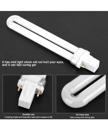 Buy 4pcs Manicure UV Nail Lamp Bulbs - 9W Gel Curing Light for Perfect Nail Polish Drying | International Shipping Available - Buy Online on SooperMarket.com