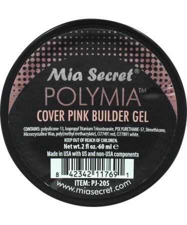 Mia Secret - 2oz POLYMIA Nail Gel Builder - Nails Extension Gel UV Led - Builder gel for Begginers & Professionals (Cover Pink)