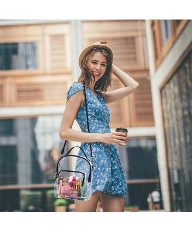 Clear Crossbody Stadium Approved Tote Bag for Concerts & Sports Events - Buy Online on SooperMarket.com