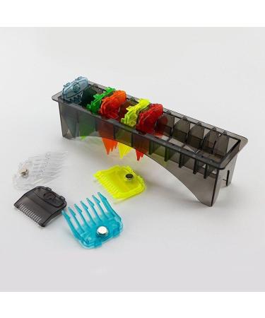 Rectangular Plastic Blade Organizer for 10 Blades Clipper Comb Holder Storage Case Rack 10 Grid Base for Hair Clipper Limit Comb Guide Comb - Buy Online on SooperMarket.com