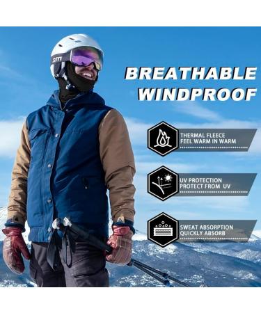 Rockbros Storm Hood Balaclava for Autumn & Winter - Windproof Warm Facial Cover for Cycling Snowboarding Skiing & Motorcycling - Unisex Size - Buy Online on SooperMarket.com