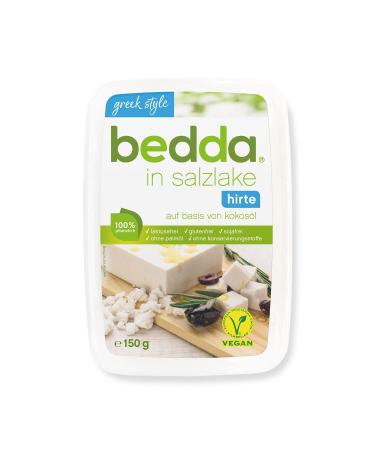 bedda HIRTE in brine 150g | Feta cheese substitute | Vegan cheese | Vegan cheese alternative to shepherd's cheese | Vegan | Plant-based