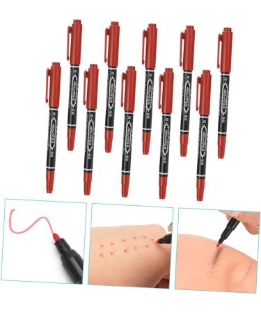 Beavorty 30 Pcs Eyebrow Marker Pen White Eye Liner Pencils Dual Tip Markers Pen Tool Perforation - Buy Online on SooperMarket.com