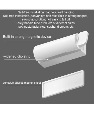 Toothpaste Roller | Magnetic Toothpaste Pusher for Wall Tube Roller Squeezer for Bathroom Puts an End to Waste Bathroom Accessories Puchen - Buy Online on SooperMarket.com