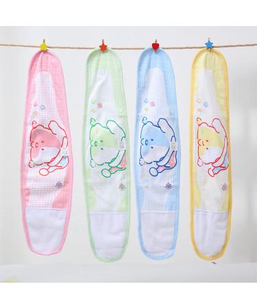 4pcs Baby Umbilical Cord Belly Bands | Bellybutton Protection Wrap for Newborn Boys and Girls | Assorted Colors | 50X13cm - Buy Online on SooperMarket.com