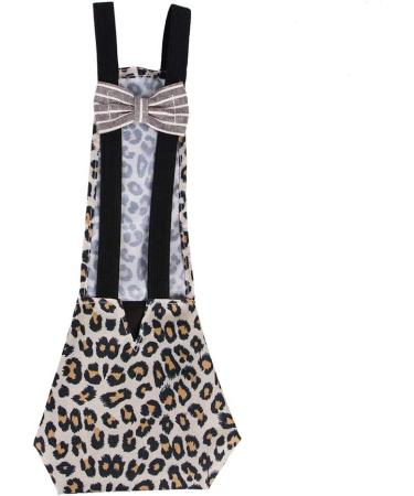 Pet Duck Goose Diapers - Adjustable Cloth Nappy for Poultry - Washable Hen Chicken Costume Diaper - Portable and Stylish - S Leopard Print - Buy Online on SooperMarket.com