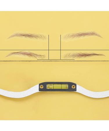 ATOMUS Eyebrow Tattoo Bow Mapper Set - Microblading Metal Brow Drawing Ruler Marker Tool Kit (Silver) - Buy Online on SooperMarket.com