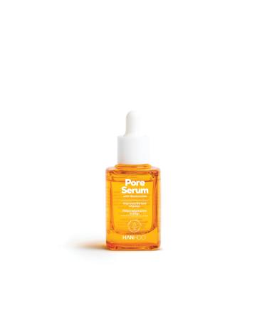 Hanhoo Pore Serum with Niacinamide | Gently Exfoliating Pore Serum | For Clogged Pores Oily Skin and Acne-Prone Skin | Made with Niacinamide Glycolic Acid & Salicylic Acid | 1.01 Fl. Oz.