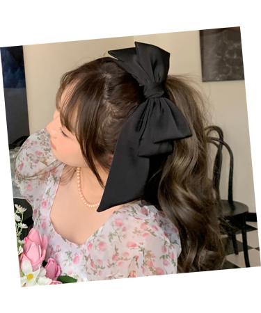 BELLIFFY Bow Hairpin Large Hair Bows for Women Ribbon Hair Clip Ribbon for Hair Big Hair Bows Hair Clips Hair Ribbons Hair Barrettes for Women Barrettes for Thick Hair Large Bow Hair Clip - Buy Online on SooperMarket.com
