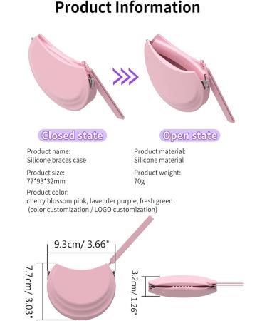 Oueyfer Silicone Retainer Case with Lanyard - Thin Orthodontic Holder for Kids Women & Men - Durable Dental Storage Box - Buy Online on SooperMarket.com