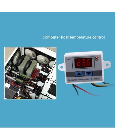 High Precision Digital Temperature Controller for Reptiles - 12V Thermostat Module with Probe | Intelligent LED Display - Buy Online on SooperMarket.com