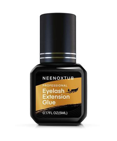 Neenoxtub Sensitive Eyelash Extension Glue - Professional Grade, Ultra-Low Fume, 7-9 Weeks Retention - 5ml - Buy Online on SooperMarket.com