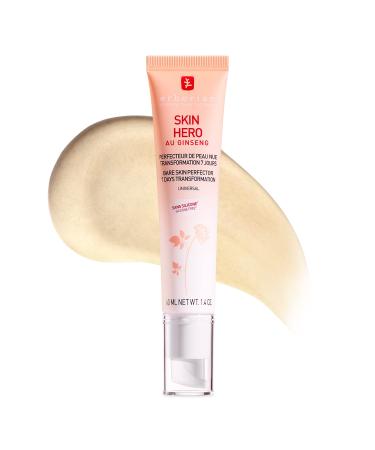 Erborian Skin Hero with White Ginseng  Facial Concealer and Makeup Primer - Non-Tinted Bare Skin Perfecting Face Moisturizer Smooths  Blurs & Illuminates Skin - Silicone Free Korean Skincare 1.4 Ounce
