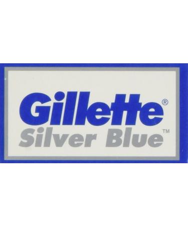 100 Silver Blue Double Edge Razor Blades Made in Russia by 7 O'clock