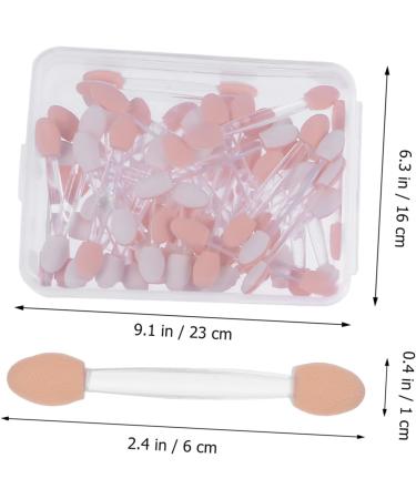 WOONEKY 5 Boxes Double Ended Eyeshadow Brush Sponge Applicator Make up for Face Plastic - Buy Online on SooperMarket.com