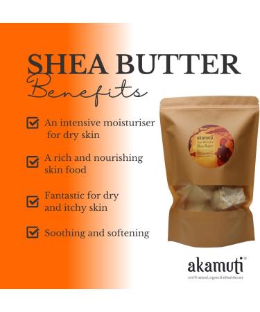 Akamuti Organic Virgin Shea Butter 500G - Buy Online on SooperMarket.com