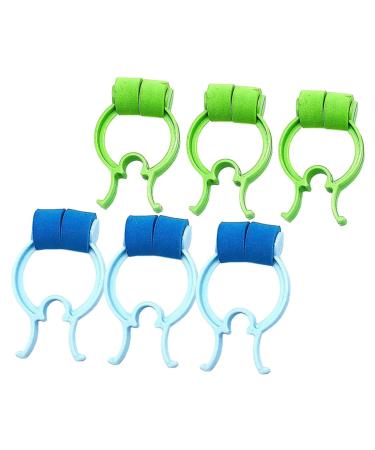 6pcs Fixed Pinch Nose Nasal Strips Nose Plug Nasal Clip for Snoring Convenient Nose Plug Portable Nose Stopper Nose Stop Clip Exercise Clip Child Pom