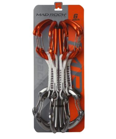 Mad Rock Concorde Quickdraw Set Orange / Silver 6 Pack