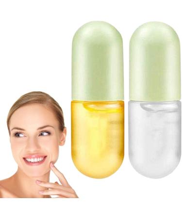 Vigcebit Upholstery Lip Gloss | 2 Series Day & Night Lip Plumper Set - Moisturizing Balm for Full Elastic Lips & Fine Line Reduction - Buy Online on SooperMarket.com