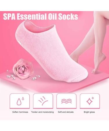 4-Part Gel Socks with Essential Oils for Cracked Feet | Moisturizing Foot Care for Beauty Salons | International Shipping Available - Buy Online on SooperMarket.com