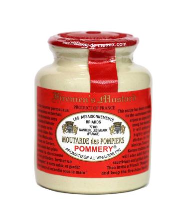 Pommery Fireman's Moutarde des Pompiers, 250 ml 8.81 Ounce (Pack of 1)