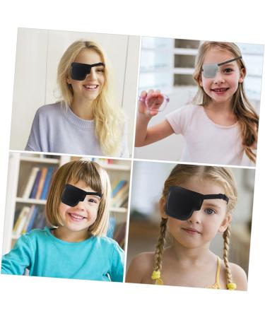 ORFOFE 6 Pcs Single Eye Mask Blindfolds for Adults Small Eye Patch Lazy Eye Masks Soft Eye Polyester - Buy Online on SooperMarket.com