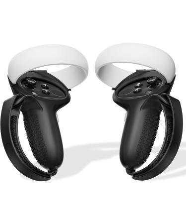 Superus Comfort Controller Grips Cover Compatible with Meta Quest 2 Accessories Adjustable Knuckle Straps Protector