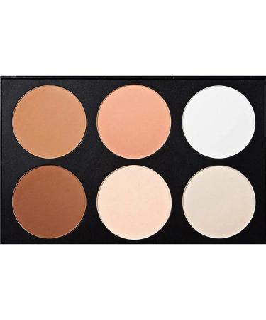 Vodisa Contour Face Powder Kit - Professional Base Foundation Corrector Palette for Highlighting, Contouring, and Bronzing - Brown - Buy Online on SooperMarket.com