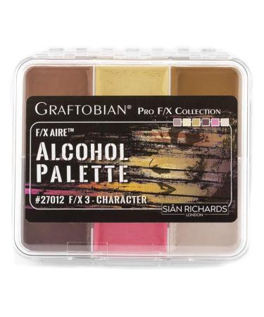 Graftobian F/X Aire Alcohol Activated Palette - SFX Makeup (F/X 3 - Character)