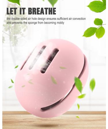 FERYES Silicone Makeup Sponge Holder - Unbreakable & Eco-Friendly - Pink | Ideal for Travel - Buy Online on SooperMarket.com