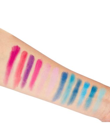 40 Colors Rotate Eyeshadow Palette - ColoUndur Neon Rainbow Matte & Glitter Shades for Professional Makeup | International Shipping Available - Buy Online on SooperMarket.com