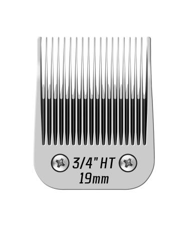 BESTBOMG 3/4HT replacement knife for dog care compatible with the Heiniger/Moser Max45/Andis/Oster A5 series size 3/4 inches (19 mm) cutting length