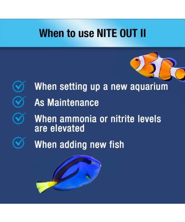 Microbe-Lift Nite-Out II Aquarium Cleaner 16oz | Rapid Ammonia & Nitrite Reduction | Freshwater & Saltwater Tank Treatment - Buy Online on SooperMarket.com