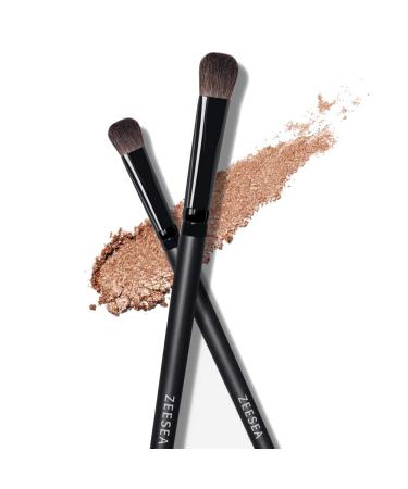 ZEESEA Eye Shadow Brush Set 2pcs Define Blend & Smudge Eyeshadow & Liner Apply Better Makeup & Make You Look Flawless