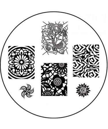 STAMPING STENCIL # BM-618 Large-scale patterns