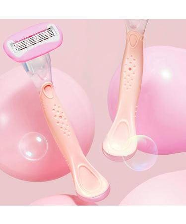 Higyee Bikini Razor for Women | Manual Body Razor for Hair Removal & Skin Care | Portable for Arms Legs Armpits - Ideal for Travelers - Buy Online on SooperMarket.com