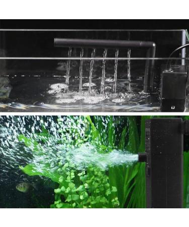 Flintronic 4W Adjustable Aquarium Internal Filter - 300L/H Water Pump for 60L Aquariums | Efficient & Easy Maintenance - Buy Online on SooperMarket.com