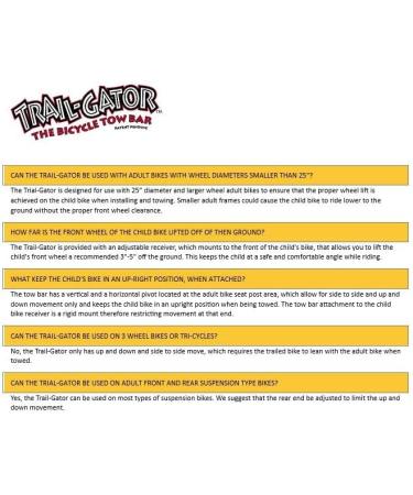 Buy Trail-Gator Tandem Bar in Red | Ultimate Bike Trailer for Kids | International Shipping Available - Buy Online on SooperMarket.com