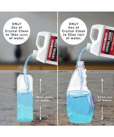 Stone Pro Crystal Clean - 128 oz Surface Cleaner & Sealer Concentrate for International Shipping | Best Quality Gallon Cleaner - Buy Online on SooperMarket.com