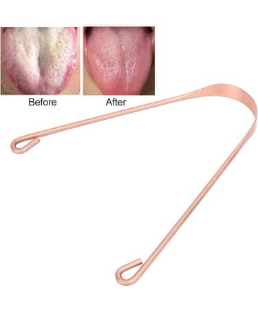 Pure Copper Tongue Scraper - U-Shaped Design for Oral Hygiene & Fresh Breath - Buy Online on SooperMarket.com
