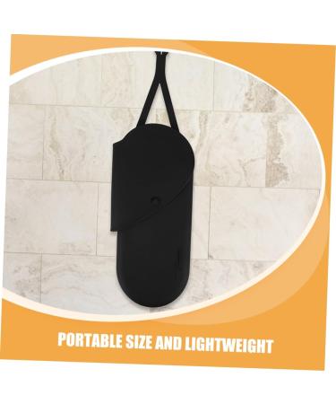 Gogogmee 2pcs Hanging Storage Pouch Hair Straightner Black Hair Rollers Storage Pouch 29.50X13.50X2.00CM Black - Buy Online on SooperMarket.com