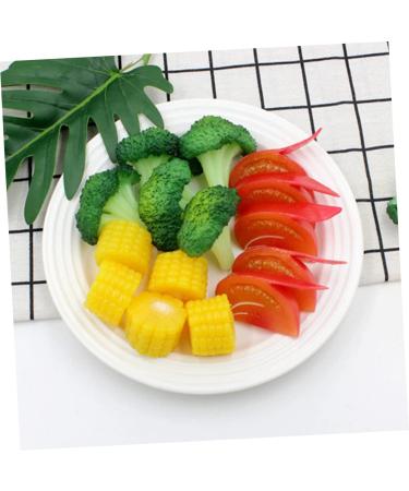 Alipis 6pcs Simulated Vegetables Fake Corns Props Food Ornament Broccoli Crowns Corn Stalks Artificial Corns Props Simulated Corns Fake Props Plastic Photo Prop Simulation Tomato Toy Pvc - Buy Online on SooperMarket.com