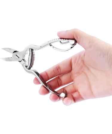 MUNEFE Stainless Steel Cuticle Nipper Only Spring Toe Finger Cuticle Nipper Manicure Clipper for Adult Pedicure - Buy Online on SooperMarket.com