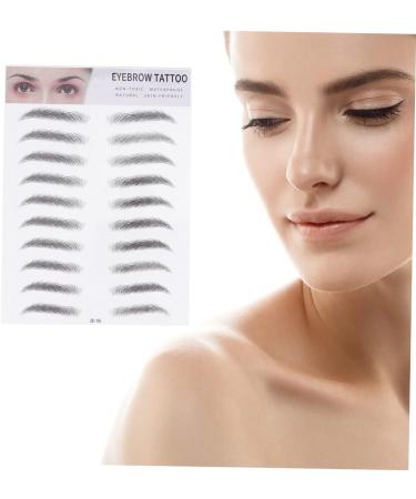 Beavorty 6 pcs 3d eyebrow stickers 4d hair- like eyebrows eyebrow tattoo stickers Woman Man Makeup Tool - Buy Online on SooperMarket.com