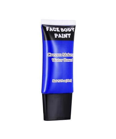 CCbeauty Blue Face Paint | Professional Water-Based Body Paint Kit for Halloween Clown Joker Avatar & Mermaid Costumes - Full Coverage Makeup - Buy Online on SooperMarket.com