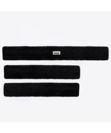 HORZE Narvik Faux-Fur Breastplate Cover Set - Black (One Size) | Shop Now - Buy Online on SooperMarket.com