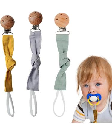Vesone Pacifier Clips | Universal Pacifier Holder & Toy Leash for Boys & Girls | Essential Teething Toy Attachment - Buy Online on SooperMarket.com